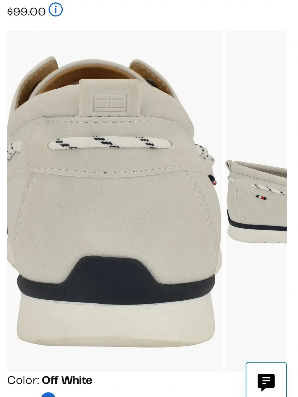 NWOT Men's Casual Boat Shoe in Beige - Lace-Up Slip-On